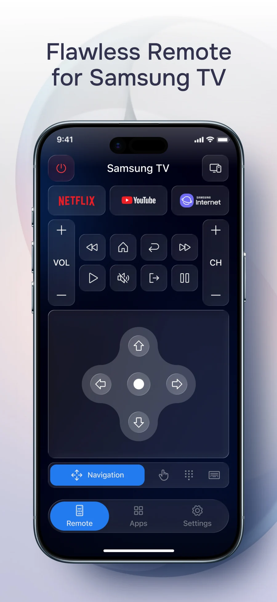 Remote Control: For Samsung TV — iPhone screenshot 1